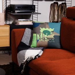 Glen Satelite Throw Pillowcase