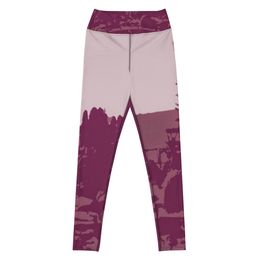 Bbluna60 Burgundy Yoga Leggings