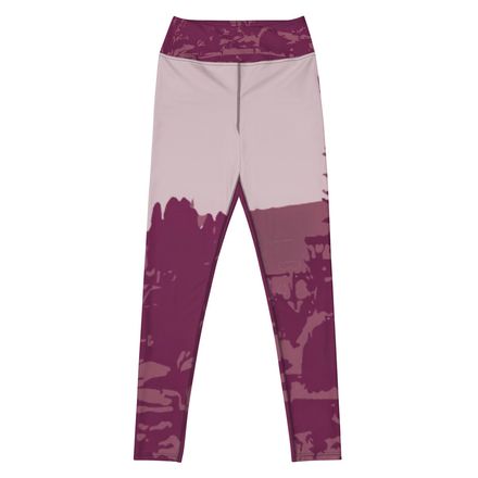 Bbluna60 Burgundy Yoga Leggings