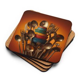 2Jesse Cork-Back Coaster