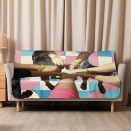 Rica Fists Sublimated Sherpa Blanket