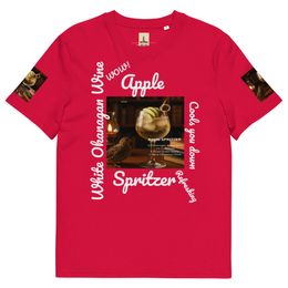  bbluna60 Apple Spritzer Unisex Organic Cotton T-Shirt 