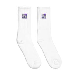 Julio Kitchen Embroidered Crew Socks