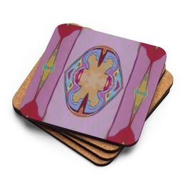 Gloria1 Cork-Back Coaster