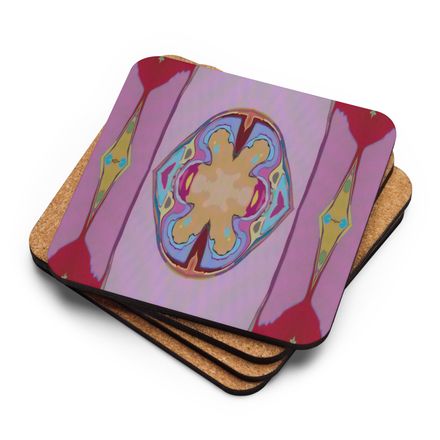 Gloria1 Cork-Back Coaster