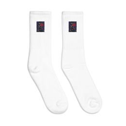 Nathy Embroidered Crew Socks 