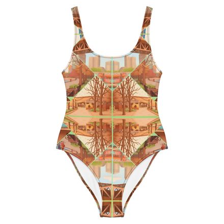 2Pambujan Friends One-Piece Swimsuit
