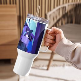 Julio Purple Travel Mug with a Handle