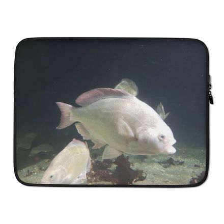 ZAG White Fish Laptop Sleeve