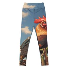 Lyn2x Rooster Yoga Leggings