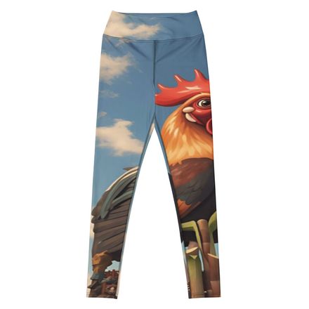 Lyn2x Rooster Yoga Leggings