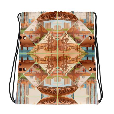 2Pambujan Friends Drawstring Bag