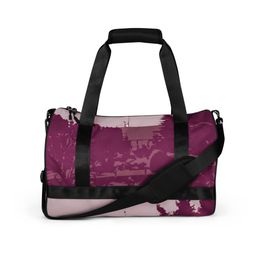 Bbluna60 Burgundy Gym Bag
