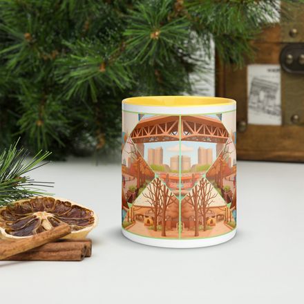 2Pambujan Friends Ceramic Mug with Color Inside