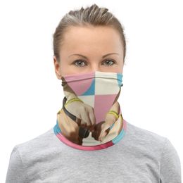Rica Fists Print Neck Gaiter