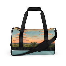 Boy2x Palm Trees Print Gym Bag