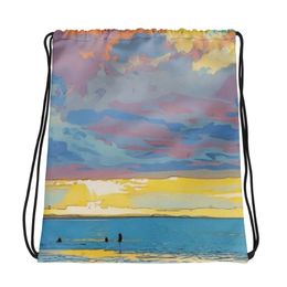 Boy2x Ocean Drawstring Bag