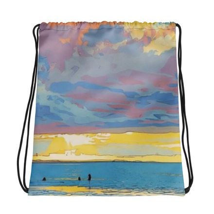 Boy2x Seascape Drawstring Bag