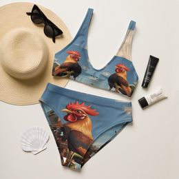 Lyn2x Rooster Recycled High-Waisted Bikini