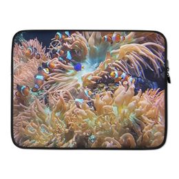 ZAG Orange Corals Laptop Sleeve