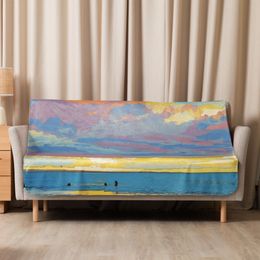 Boy2x  Ocean  Sublimated Sherpa Blanket
