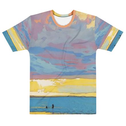 Boy2x Seascape Men's Crew Neck T-Shirt