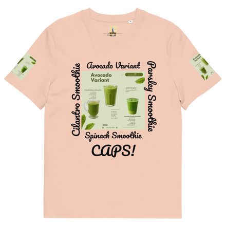 bbluna60 Avocado Variant Unisex Organic Cotton T-Shirt 