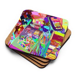 Bluna60 Abstract Desk Coasters