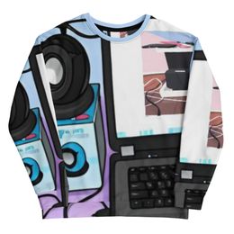 Juvy Laptop Recycled Unisex Sweatshirt