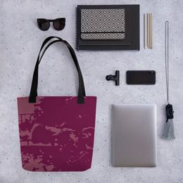 bluna60 Burgundy Tote Bag