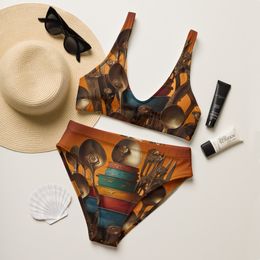 2Father's Day Recycled High-Waisted Bikini