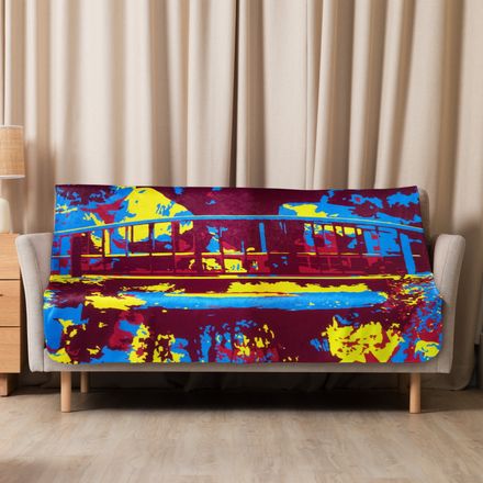 bbluna60 4Colors Sublimated Sherpa Blanket