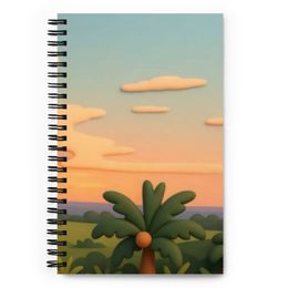 Boy2x Palm Trees Spiral Notebook