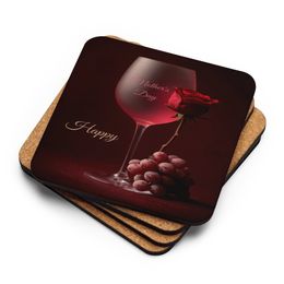 Mother's Day Cork-Back Coaster