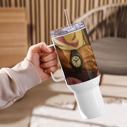 Rica Watch Travel Mug with a Handle