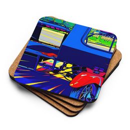 Boy2x Cork-Back Coaster