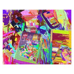 Bluna60 Abstract Desk Jigsaw Puzzle