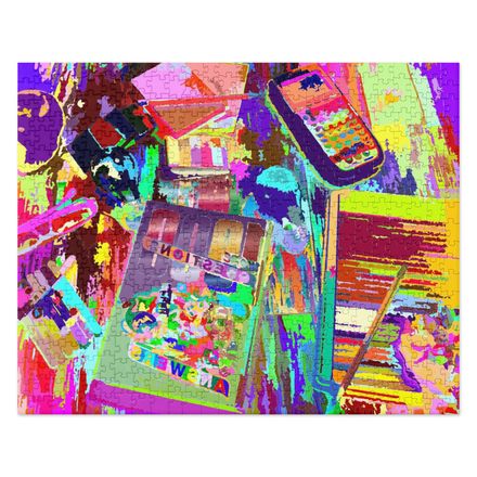Bluna60 Abstract Desk Jigsaw Puzzle