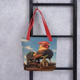 Lyn2x Rooster Tote Bag