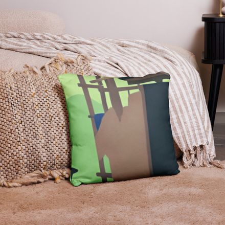 Glen Door Basic Pillow Case
