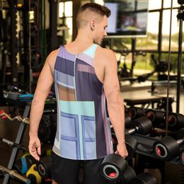 Julio Windows Print Men's Tank Top