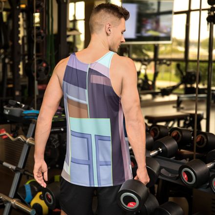 Julio Windows Print Men's Tank Top