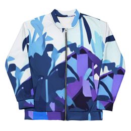 Julio Purple Unisex Bomber Jacket
