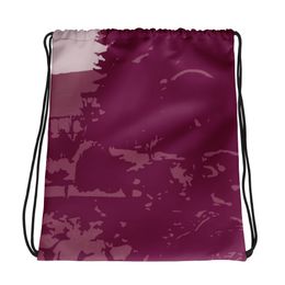Bbluna60 Burgundy Drawstring Bag