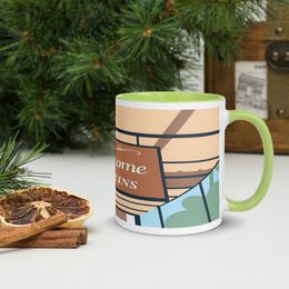 Lyn2x Ruins Ceramic Mug with Color Inside