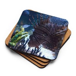 ZAG Zebra Fish Cork-Back Coaster