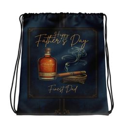 2Father's Day Drawstring Bag
