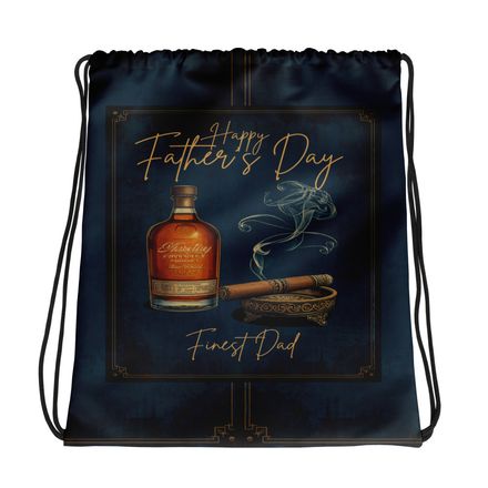2Father's Day Drawstring Bag