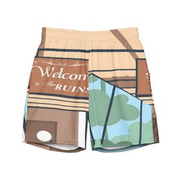 Lyn2x Ruins Recycled Swim Trunks