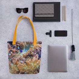 ZAG Orange Corals Tote Bag